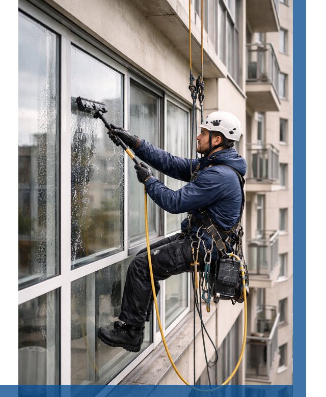 Мойка балконного остекления в Раменском от 3549 р. | ВЫСОТНИК-Рмн