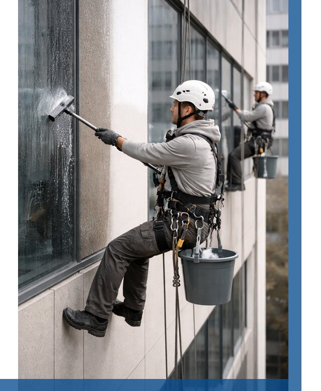 Мойка фасадов зданий в Раменском под ключ от 355 р. | ВЫСОТНИК-Рмн