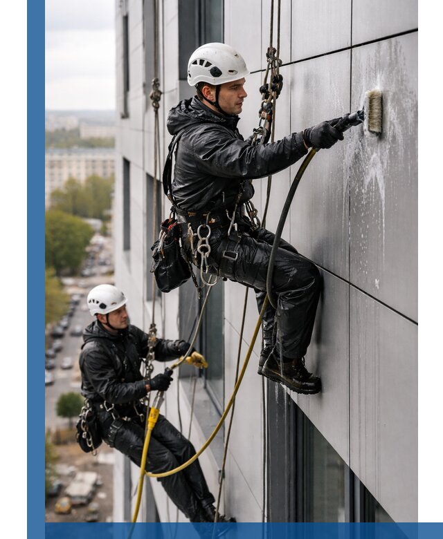 Профессиональная мойка фасада из композита в Раменском