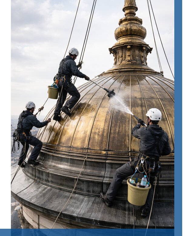 Мойка куполов и шпилей в Раменском от 8111 р. - заказать | ВЫСОТНИК-Рмн