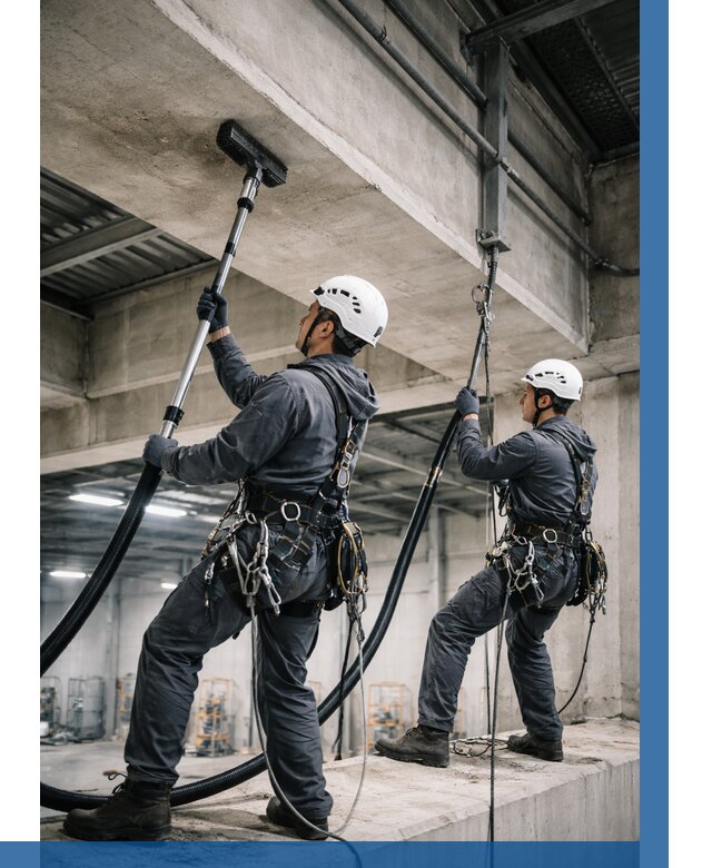 Обеспыливание потолочных конструкций в Раменском от 253 р. |ВЫСОТНИК-Рмн