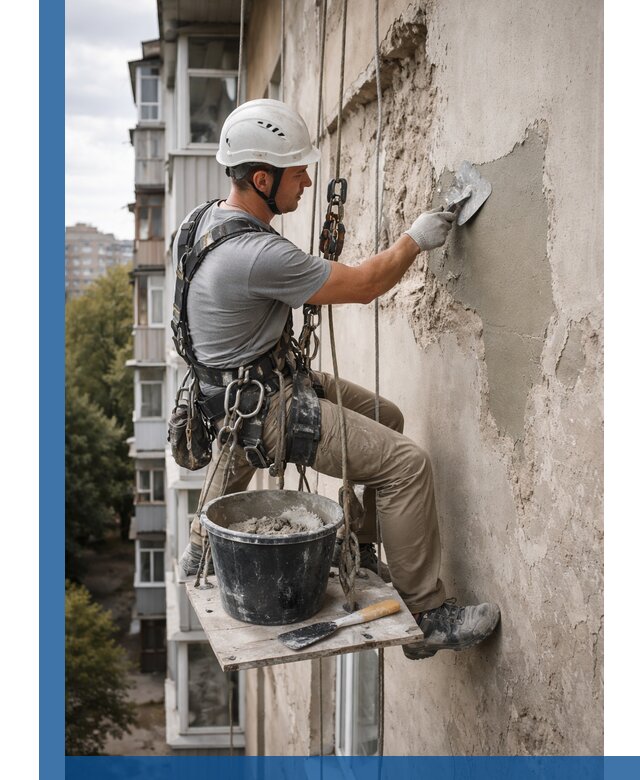 Восстановление фасадной штукатурки в Раменском с гарантией качества