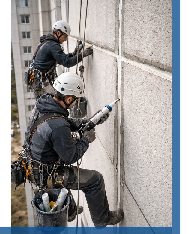 Герметизация межпанельных швов в Раменском от 710 р. | ВЫСОТНИК-Рмн