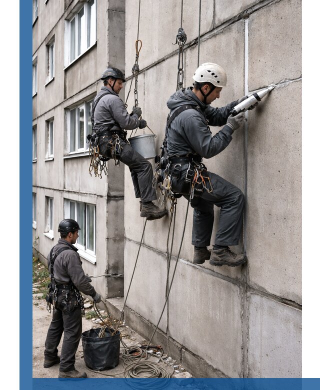 Герметизация межпанельных швов в Раменском с гарантией герметичности