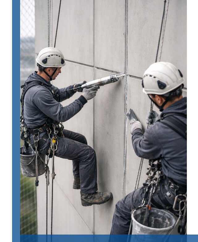 Первичная герметизация швов фасадов и кровель в Раменском