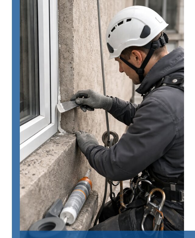 Герметизация монтажных швов окон в Раменском с гарантией качества