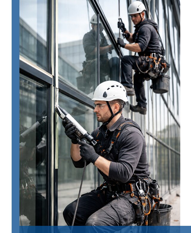 Герметизация витражных швов в Раменском для зданий и фасадов