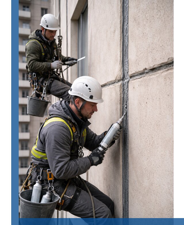 Герметизация деформационных швов фасада в Раменском качественно