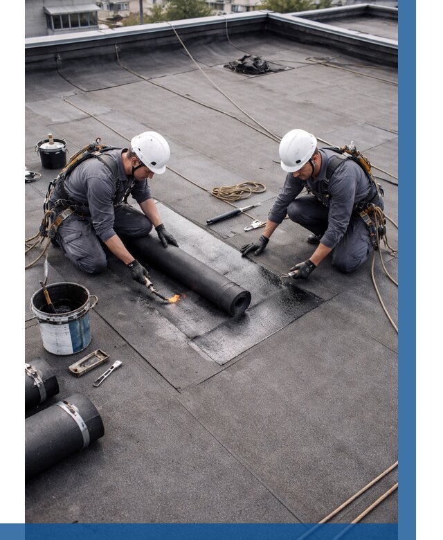 Ремонт мягкой кровли под ключ в Раменском от 710 р. | ВЫСОТНИК-Рмн