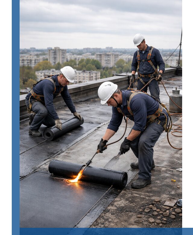 Ремонт наплавляемой кровли в Раменском качественно и надежно