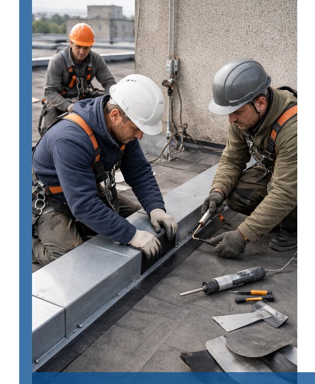 Ремонт кровельных примыканий в Раменском профессионально