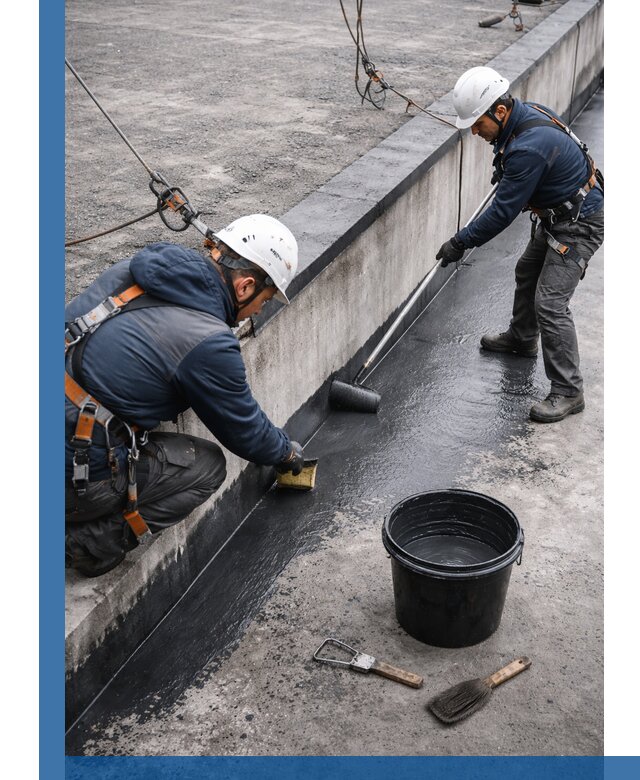 Гидроизоляция кровли жидкой резиной профессионально в Раменском