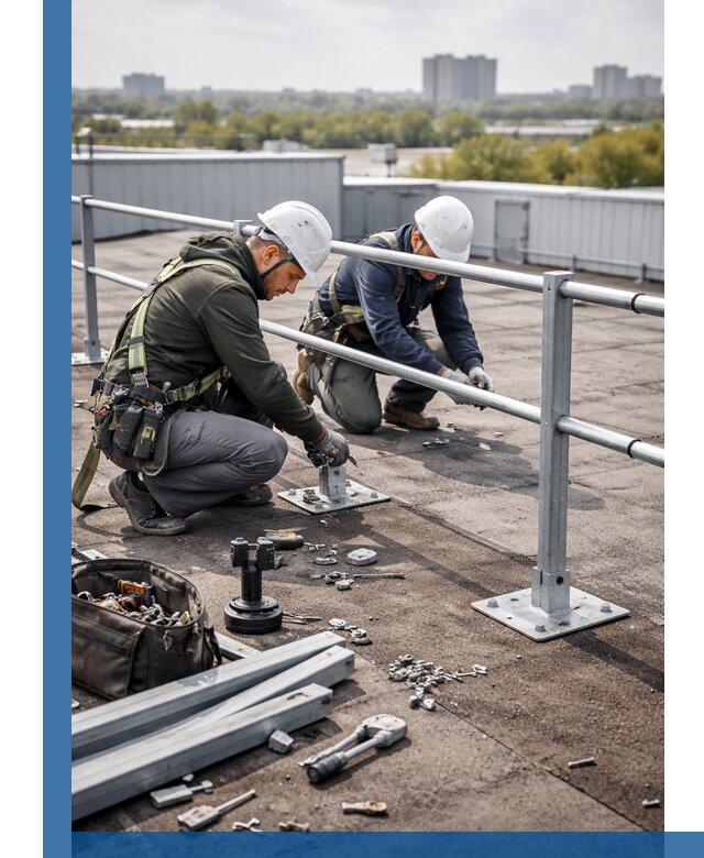 Монтаж кровельного ограждения в Раменском под ключ с гарантией