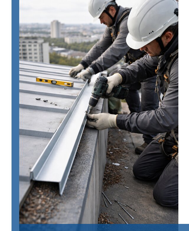 Монтаж капельника на кровле в Раменском с гарантией качества