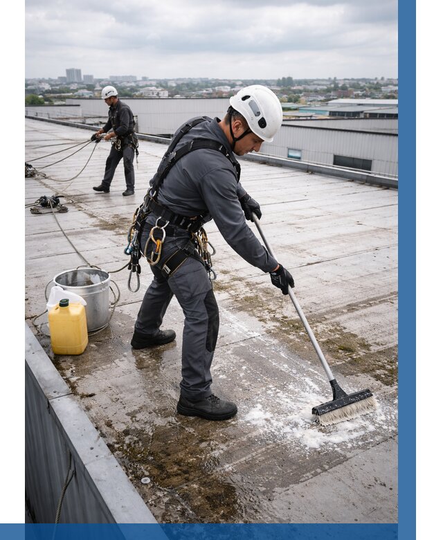 Очистка крыши по графику в Раменском от 7604 р. | ВЫСОТНИК-Рмн