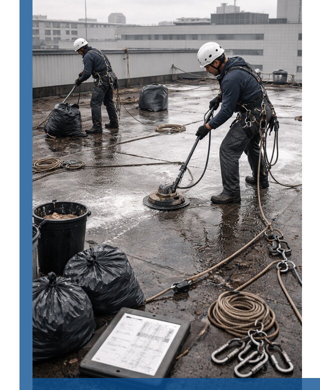 Плановая очистка кровли по графику в Раменском для безопасности