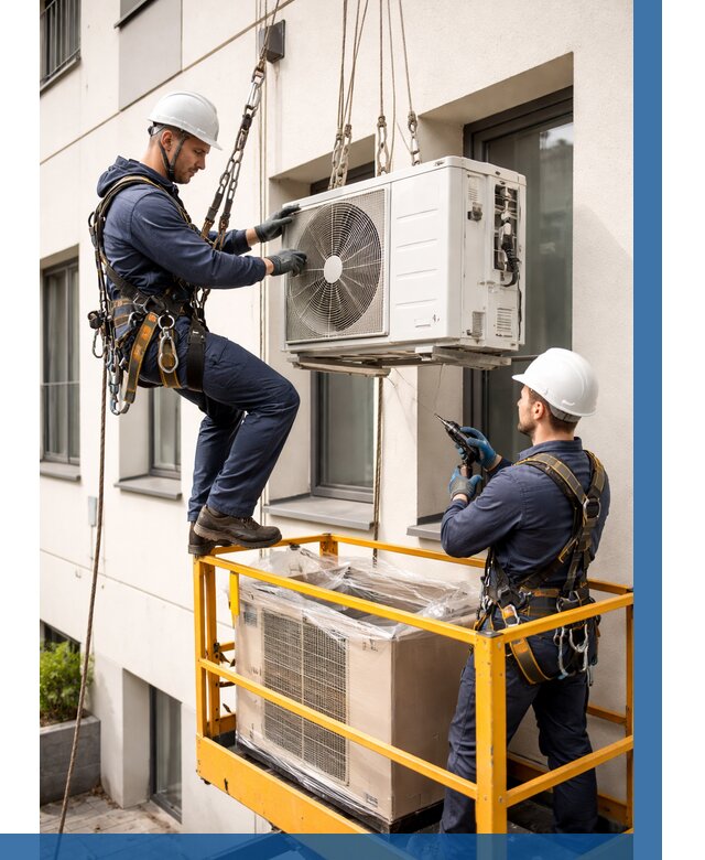 Демонтаж внешнего блока кондиционера в Раменском от 3549 р. | ВЫСОТНИК-Рмн