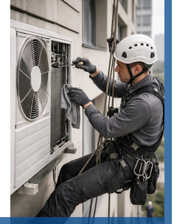 Обслуживание внешнего блока кондиционера в Раменском от 2738 р.ВЫСОТНИК-Рмн