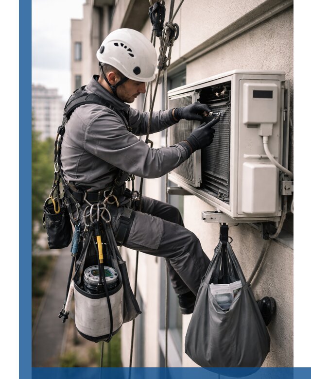 Обслуживание внешнего блока кондиционера в Раменском профессионально