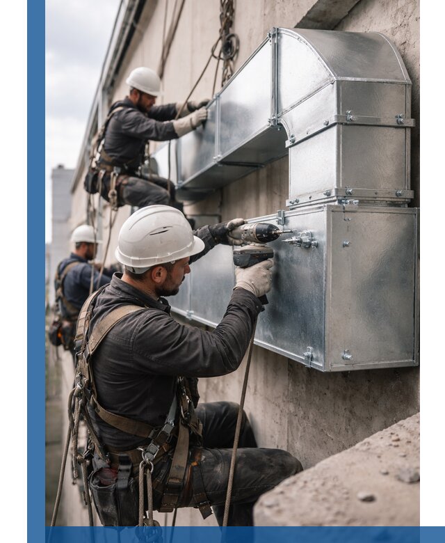 Профессиональный монтаж вентиляционных коробов в Раменском под ключ