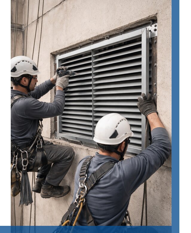 Монтаж вентиляционных решеток в Раменском от 4563 р. | ВЫСОТНИК-Рмн