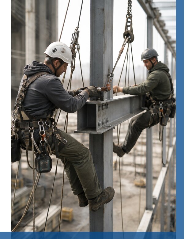 Монтаж металлоконструкций на высоте в Раменском от 3549 р. | ВЫСОТНИК-Рмн