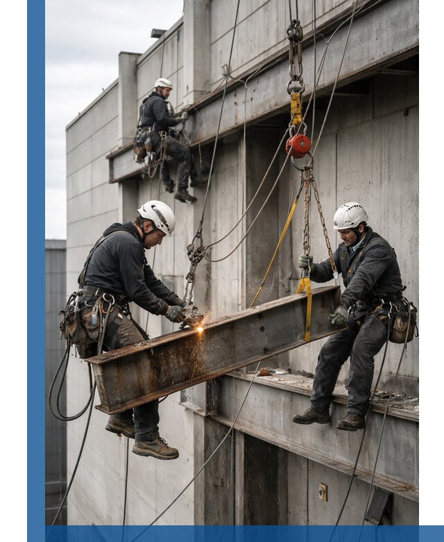 Демонтаж металлоконструкций на высоте в Раменском под ключ