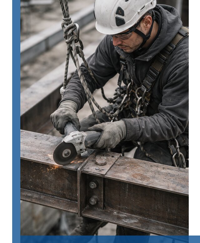 Резка металла на высоте в Раменском для зданий и конструкций