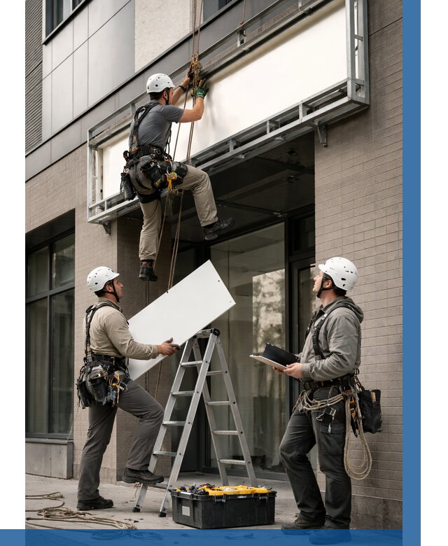 Монтаж светового короба в Раменском от 6590 р. | ВЫСОТНИК-Рмн