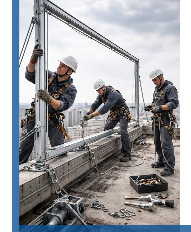 Монтаж крышных рекламных конструкций под ключ в Раменском