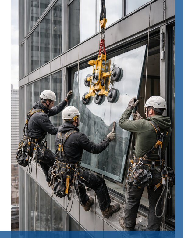 Фасадное остекление зданий под ключ в Раменском от 10139 р. | ВЫСОТНИК-Рмн