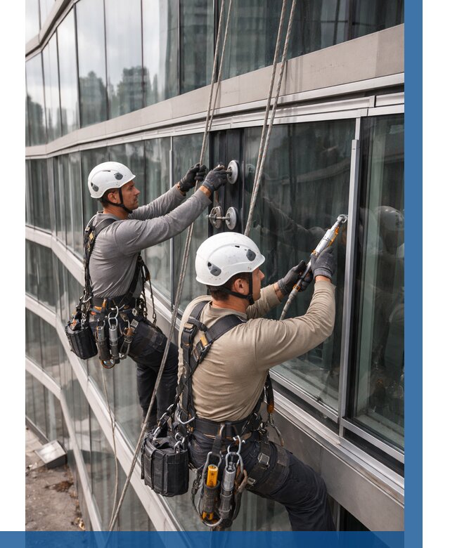 Радиусное остекление фасада в Раменском от 12167 р. | ВЫСОТНИК-Рмн