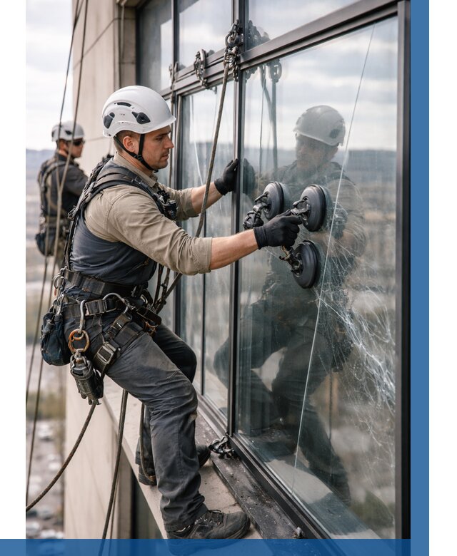 Замена стекла в витраже в Раменском под ключ от 8618 р. | ВЫСОТНИК-Рмн