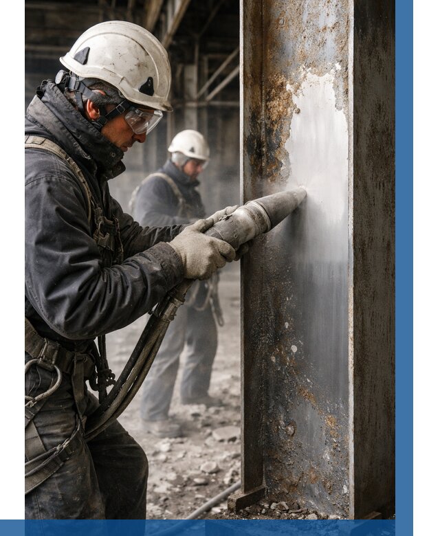 Удаление старой краски с металла в Раменском от 456 р. | ВЫСОТНИК-Рмн