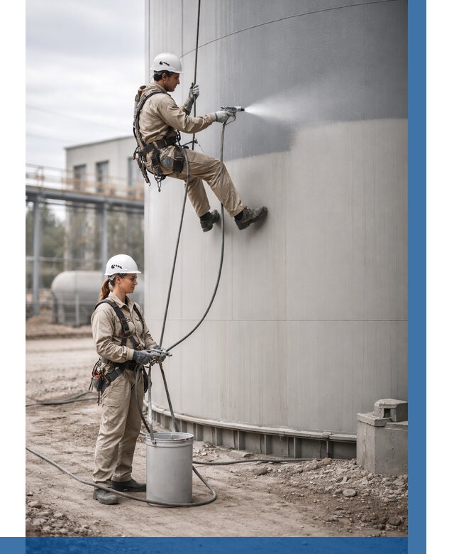 Покраска резервуаров в Раменском от 1217 р. | ВЫСОТНИК-Рмн — заказать