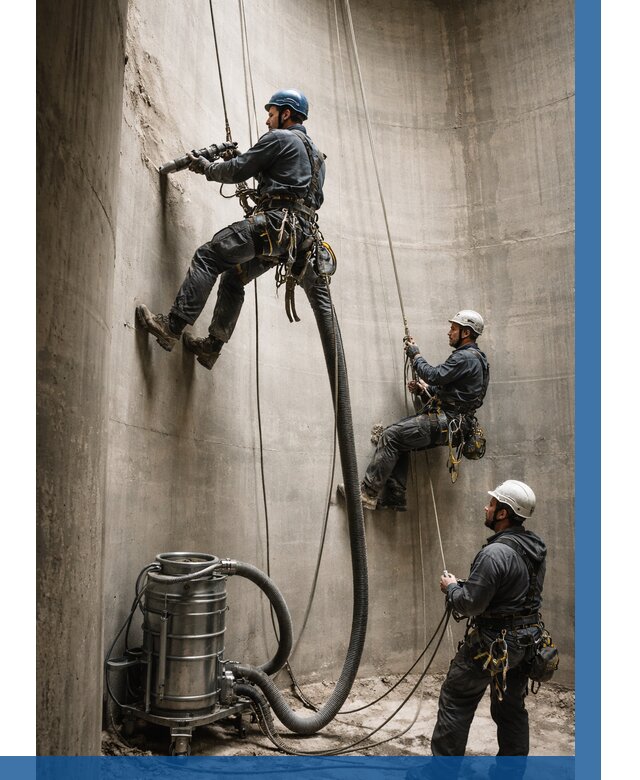 Зачистка силосов в Раменском от 4563 р. Договор и смета ВЫСОТНИК-Рмн