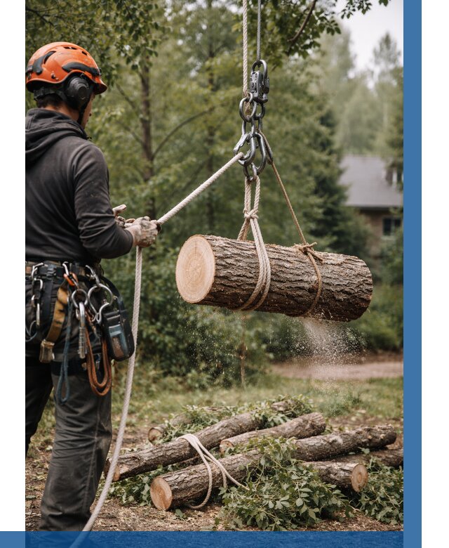 Валка деревьев частями в Раменском от 7604 р. | ВЫСОТНИК-Рмн