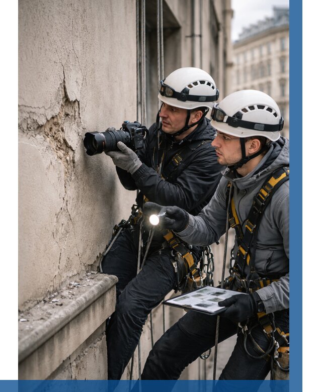 Фотофиксация дефектов фасада в Раменском от 4563 р. | ВЫСОТНИК-Рмн