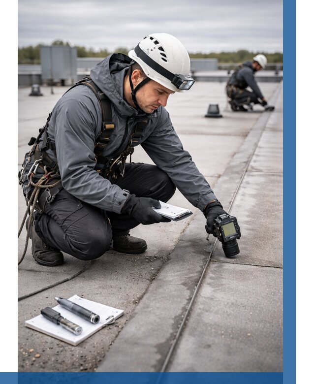 Обследование кровли на протечки в Раменском от 4563 р. | ВЫСОТНИК-Рмн