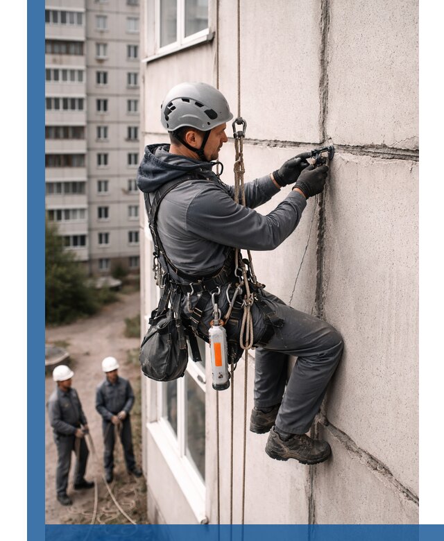 Обследование межпанельных швов и герметизация в Раменском